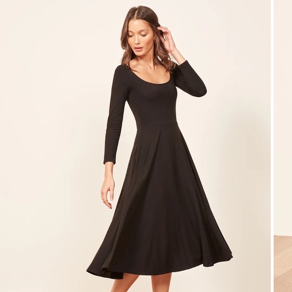 Reformation Dresses & Skirts - Reformation Classic Black Midi Dress